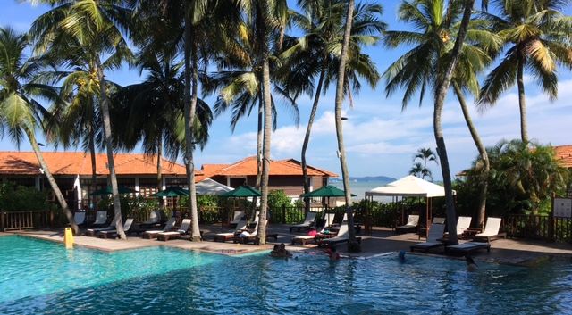 One of the swimming pools at Avilion.